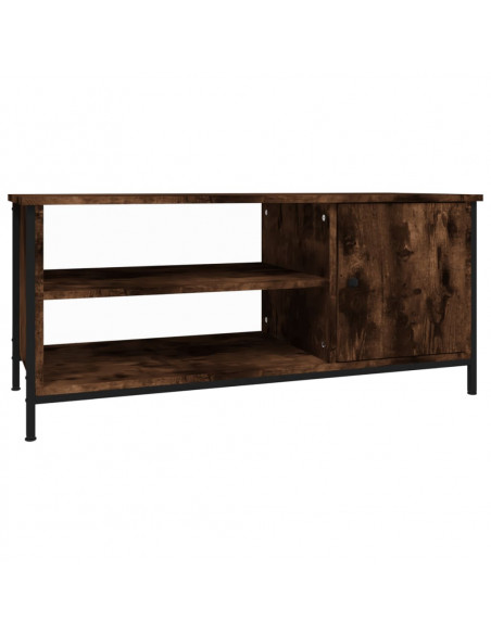 Mobile TV Rovere Fumo 100x40x45 cm in Legno Multistrato