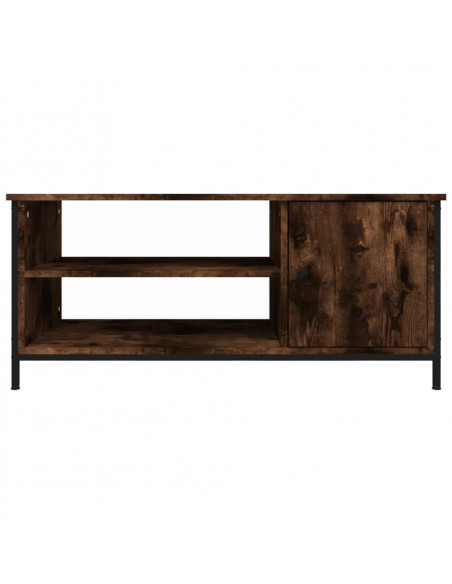Mobile TV Rovere Fumo 100x40x45 cm in Legno Multistrato
