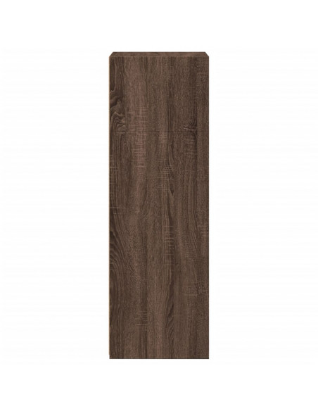 Credenza Rovere Marrone 45x41x124cm in Legno Multistrato