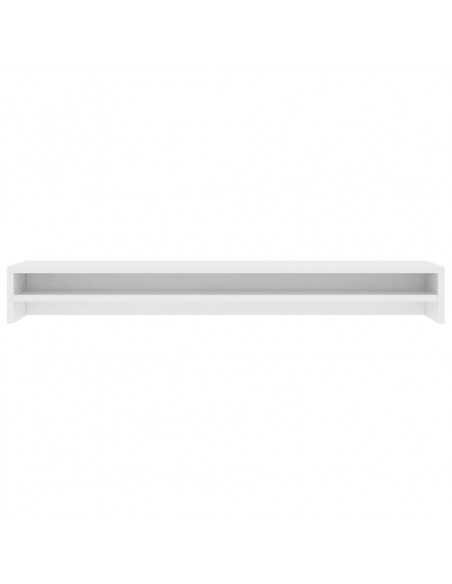 Supporto per Monitor Bianco 100x24x13 cm in Legno Multistrato