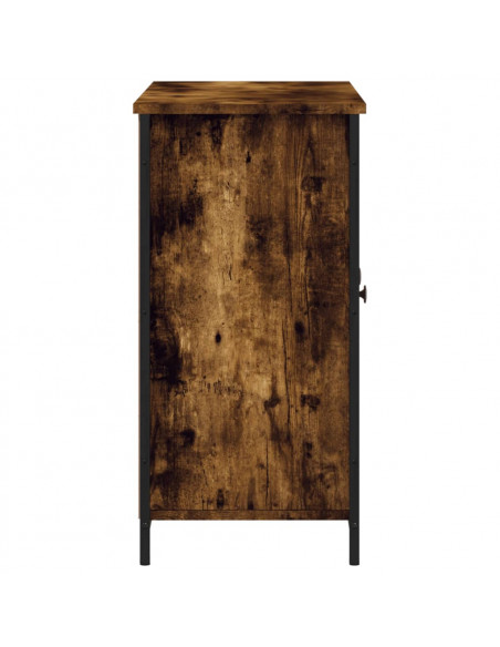 Credenza Rovere Fumo 100x35x70 cm in Legno Multistrato