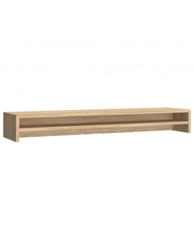 Supporto Monitor Rovere Sonoma 100x24x13 cm Legno Multistrato