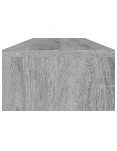 Supporto Monitor Grigio Sonoma 100x24x13cm in Legno Multistrato