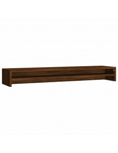 Supporto Monitor Rovere Marrone 100x24x13 cm Legno Multistrato 2