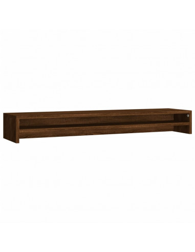 Supporto Monitor Rovere Marrone 100x24x13 cm Legno Multistrato