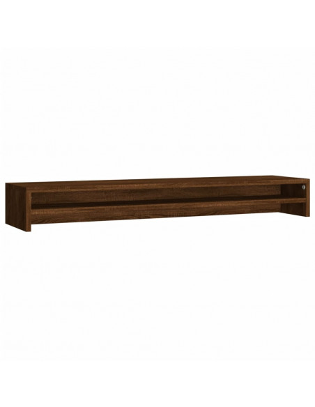 Supporto Monitor Rovere Marrone 100x24x13 cm Legno Multistrato