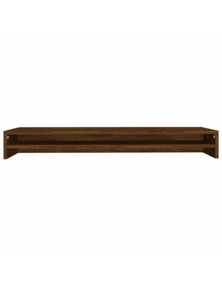 Supporto Monitor Rovere Marrone 100x24x13 cm Legno Multistrato