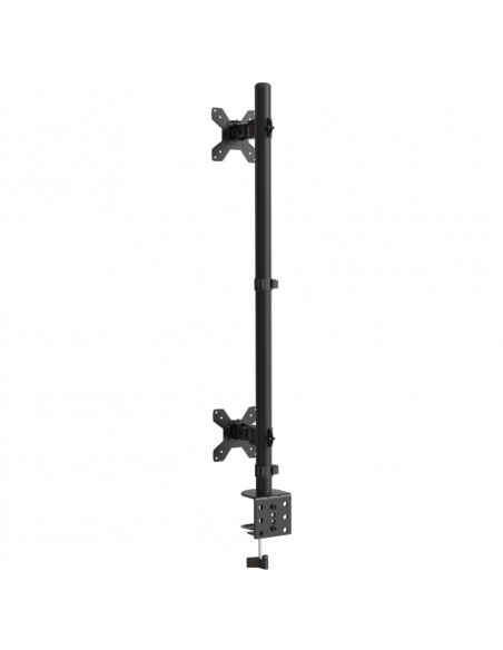 Supporto per Monitor Doppio in Acciaio VESA 75/100 mm