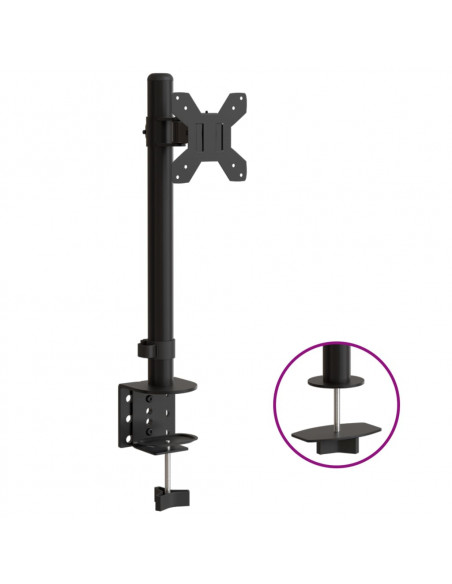 Supporto per Monitor in Acciaio Nero VESA 75/100 mm