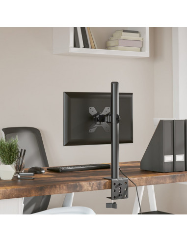 Supporto per Monitor in Acciaio Nero VESA 75/100 mm