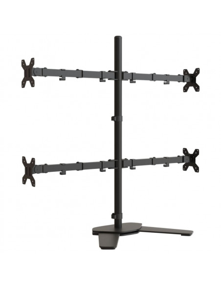 Supporto per Monitor in Acciaio Nero VESA 75/100 mm