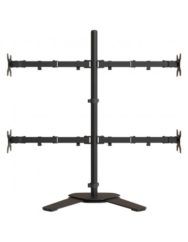 Supporto per Monitor in Acciaio Nero VESA 75/100 mm