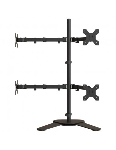 Supporto per Monitor in Acciaio Nero VESA 75/100 mm