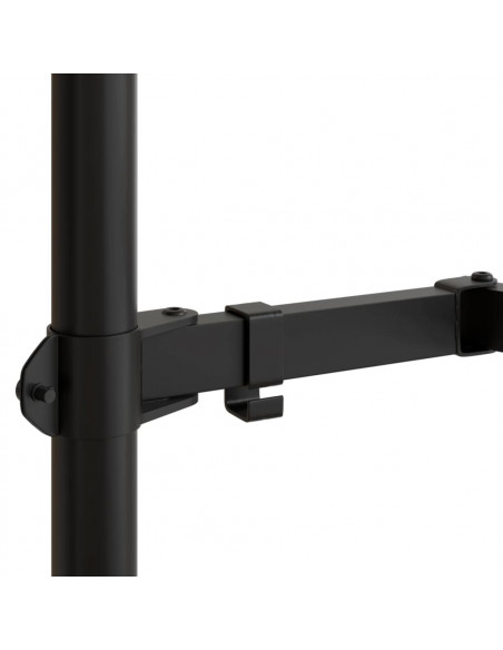 Supporto per Monitor in Acciaio Nero VESA 75/100 mm