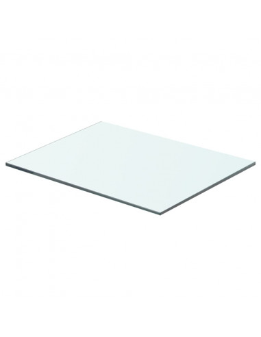 Mensole in Vetro Trasparente 2 pz 40x25 cm