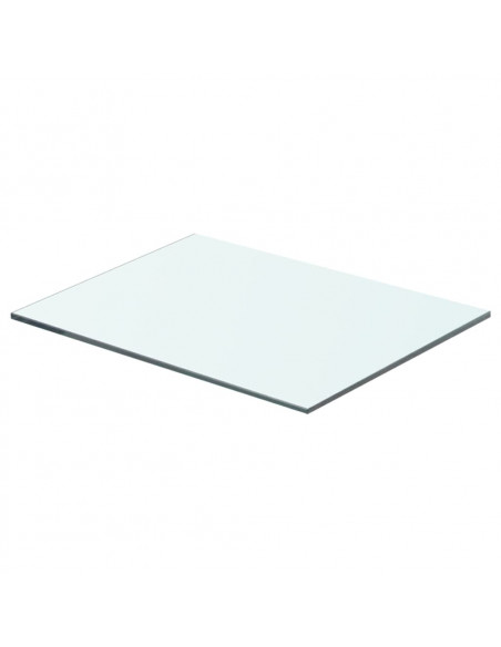 Mensole in Vetro Trasparente 2 pz 40x25 cm