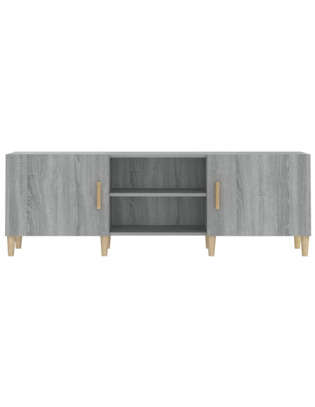 Mobile Porta TV Grigio Sonoma 150x30x50 cm in Legno Multistrato