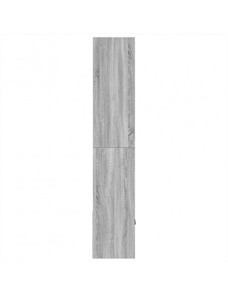 Libreria Grigio Sonoma 70x36x189 cm in Legno Multistrato