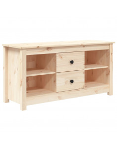 Mobile Porta TV 103x36,5x52 cm in Legno Massello di Pino 2