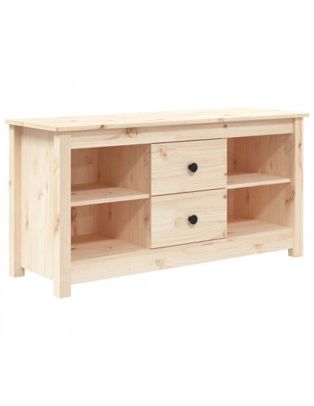 Mobile Porta TV 103x36,5x52 cm in Legno Massello di Pino