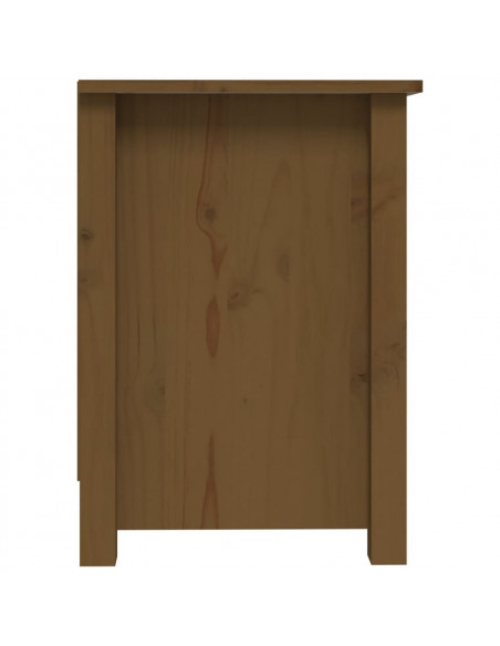 Mobile Porta TV Miele 103x36,5x52 cm in Legno Massello di Pino