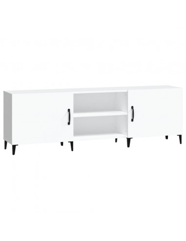 Mobile Porta TV Bianco 150x30x50 cm in Legno Multistrato