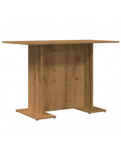 Tavolo Pranzo Rovere Artigianale 110x60x75 cm Legno Multistrato 2