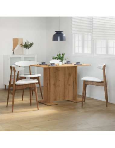 Tavolo Pranzo Rovere Artigianale 110x60x75 cm Legno Multistrato