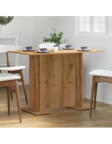 Tavolo Pranzo Rovere Artigianale 110x60x75 cm Legno Multistrato