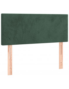 Testiera Verde scuro 90x5x78/88 cm in Velluto 2