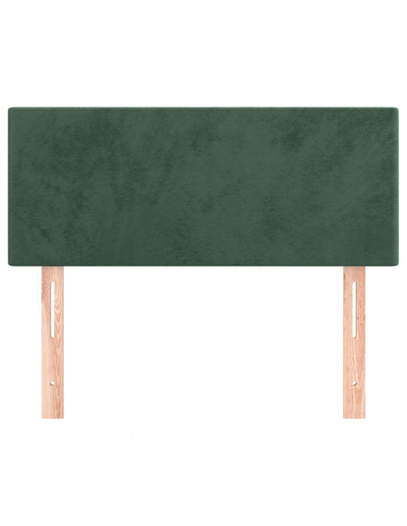 Testiera Verde scuro 90x5x78/88 cm in Velluto