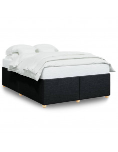 Giroletto senza Materasso Nero 140x190 cm in Tessuto 2