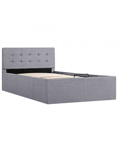 Giroletto Idraulico Contenitore Grigio Chiaro Tessuto 90x200cm