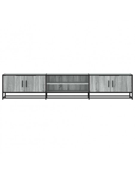 Mobile Porta TV Grigio Sonoma 210x35x41 cm in Truciolato