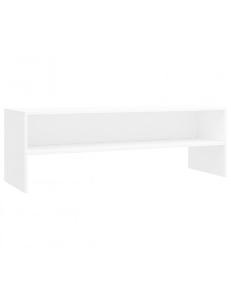Mobile Porta TV Bianco 120x40x40 cm in Legno Multistrato