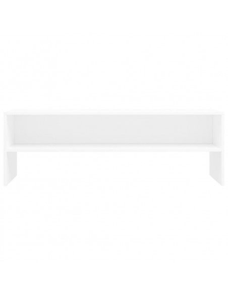 Mobile Porta TV Bianco 120x40x40 cm in Legno Multistrato