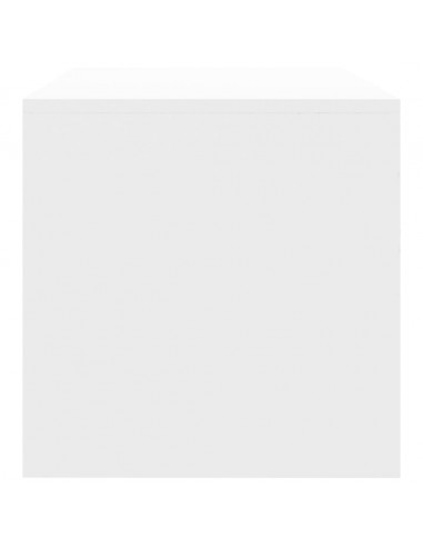 Mobile Porta TV Bianco 120x40x40 cm in Legno Multistrato