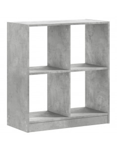 Libreria Grigio Cemento 68,5x32x75 cm in Legno Multistrato 2