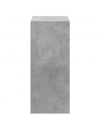 Libreria Grigio Cemento 68,5x32x75 cm in Legno Multistrato