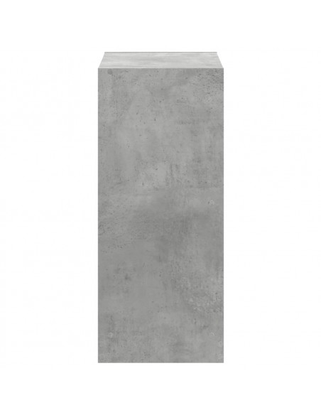 Libreria Grigio Cemento 68,5x32x75 cm in Legno Multistrato
