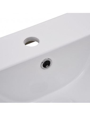 Set Mobili da Bagno Bianco in Legno Multistrato