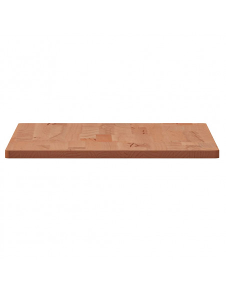 Piano Bagno 60x40x1,5 cm Legno Massello di Faggio