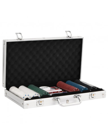 Set di Fiches da Poker 300 pz 4 g