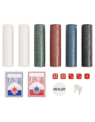 Set di Fiches da Poker 300 pz 4 g