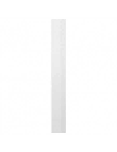 Mobile per Lavatrice Bianco Lucido 64x24x190 cm