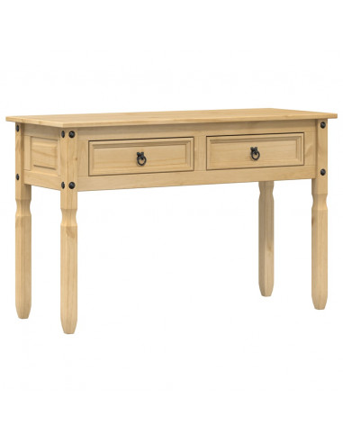 Tavolino Consolle Corona 115x46x73 cm in Legno Massello di Pino