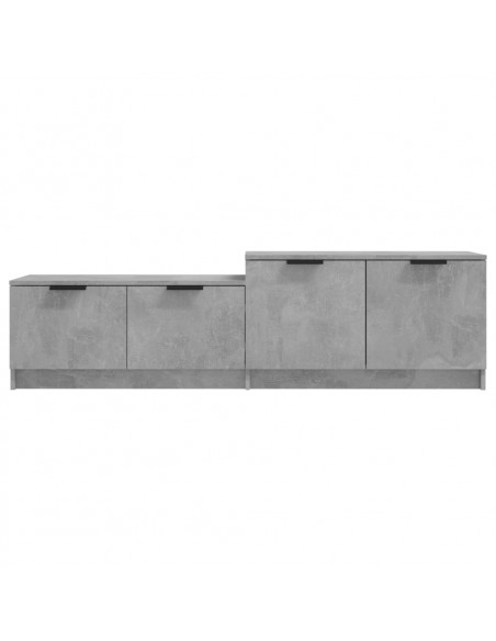 Mobile Porta TV Grigio Cemento 158,5x36x45 cm Legno Multistrato