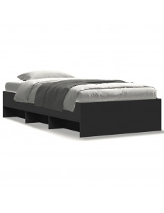 Giroletto Nero 90x190 cm in Legno Multistrato 2