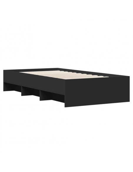 Giroletto Nero 90x190 cm in Legno Multistrato