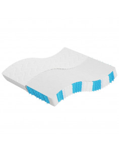 Materasso a Molle Insacchettate Medio Rigido 180x200 cm 2